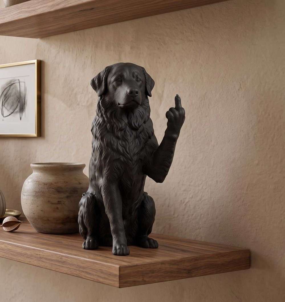Maremmano-Abruzzese — Statuetta Cane "Educato… ma non troppo"