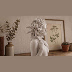 Medusa — Busto in Resina Bianca Opaca (Effetto Maglia) - Taraflo