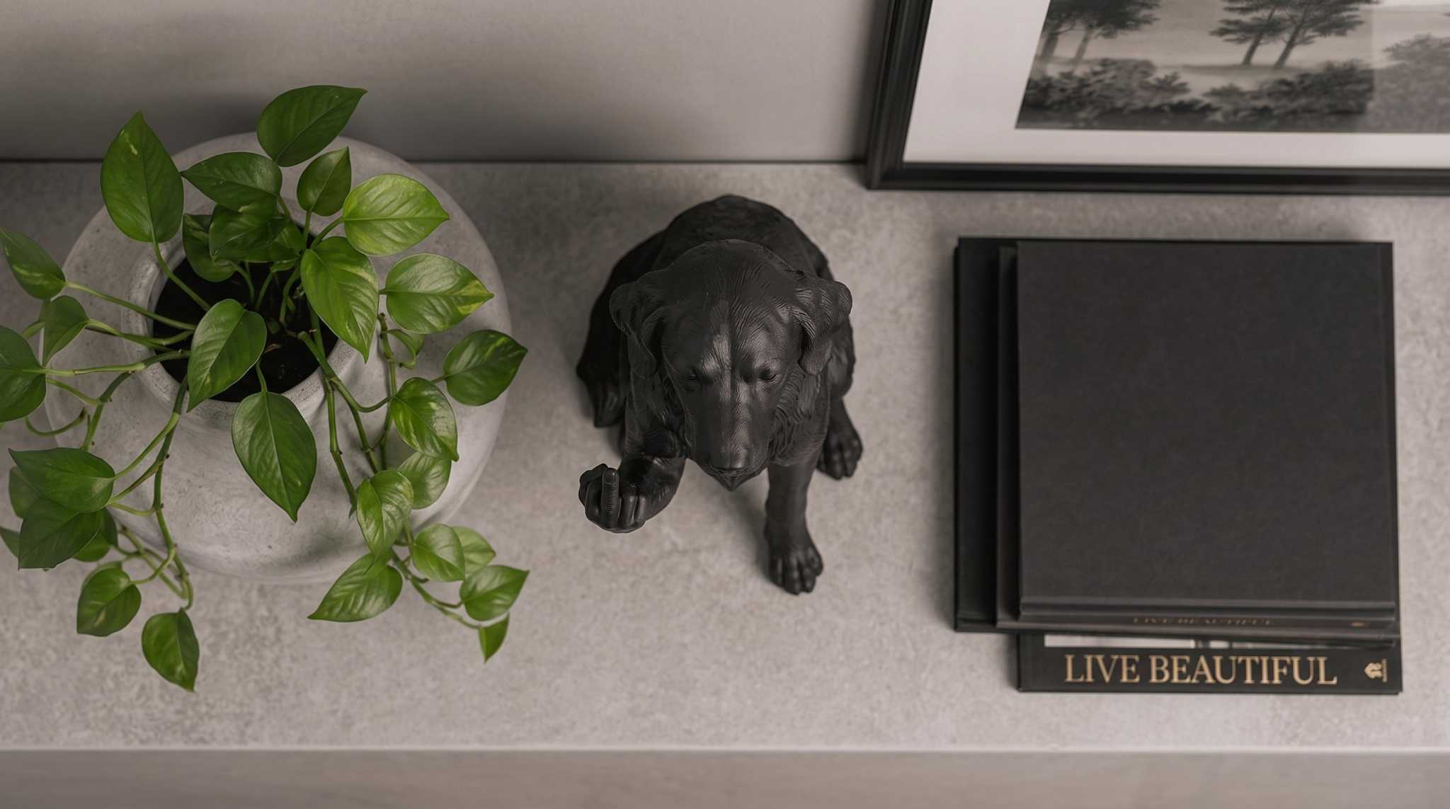Golden Retriever — Statuetta Cane «Educato… ma non troppo»