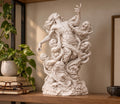 L’Abbraccio dell’Abisso – Statua Decorativa in Resina Effetto Gesso