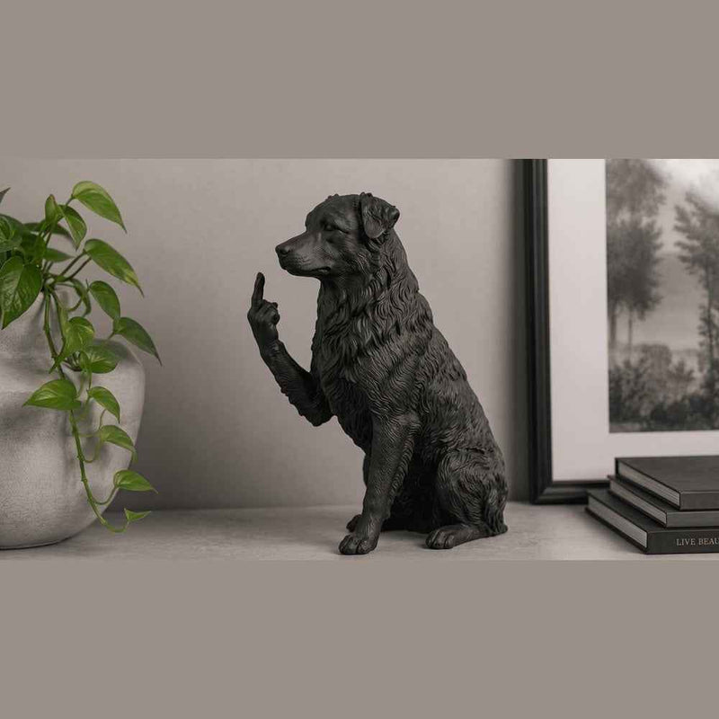 Pastore Australiano — Statuetta Cane «Educato… ma non troppo»