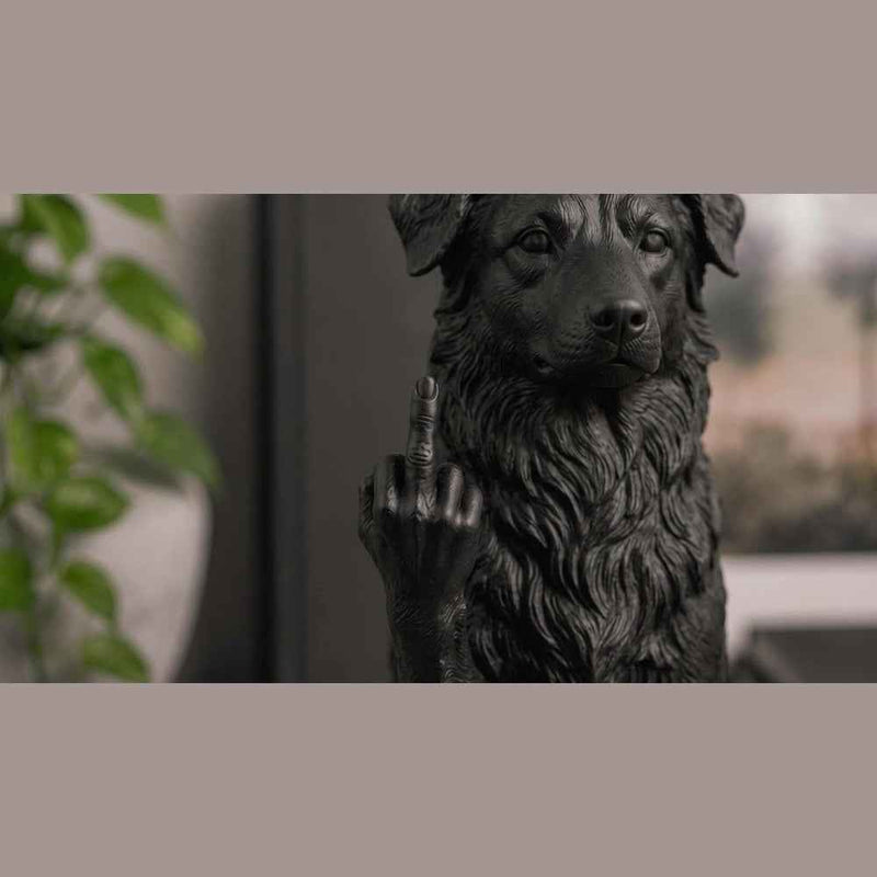 Pastore Australiano — Statuetta Cane «Educato… ma non troppo»