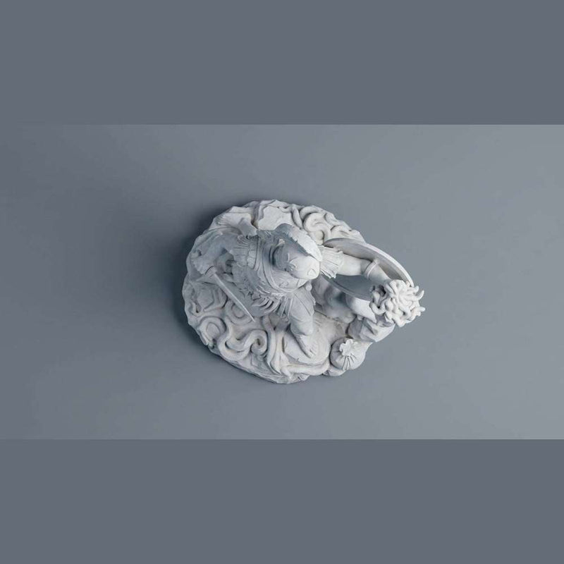 Perseo e Medusa — Scultura Mitologica in Resina