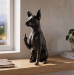 Pinscher — Statuetta Cane "Educato… ma non troppo"