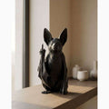 Bat «Bats with Attitude» — Black Resin Decorative Statuette. He just woke up and already has an opinion: you'd better not disturb him. An anthropomorphic bat with a sassy attitude and an undiplomatic gesture, where the anTarafloTarafloPipistrello «Bats with Attitude»