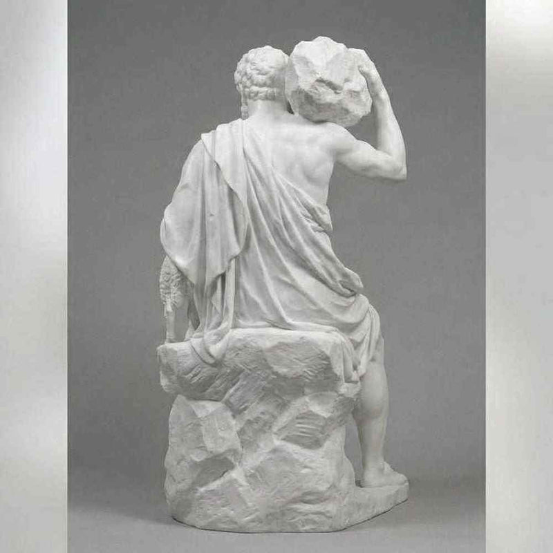 Polifemo il Pastore — Scultura Mitologica in Resina Effetto Marmo - Taraflo
