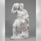 Polifemo il Pastore — Scultura Mitologica in Resina Effetto Marmo - Taraflo