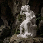Polifemo il Pastore — Scultura Mitologica in Resina Effetto Marmo - Taraflo