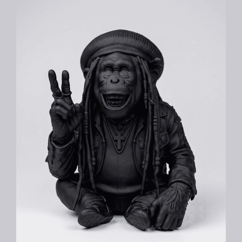Reggae Spirit — Statuetta Vibrazione Positiva in Resina - Taraflo