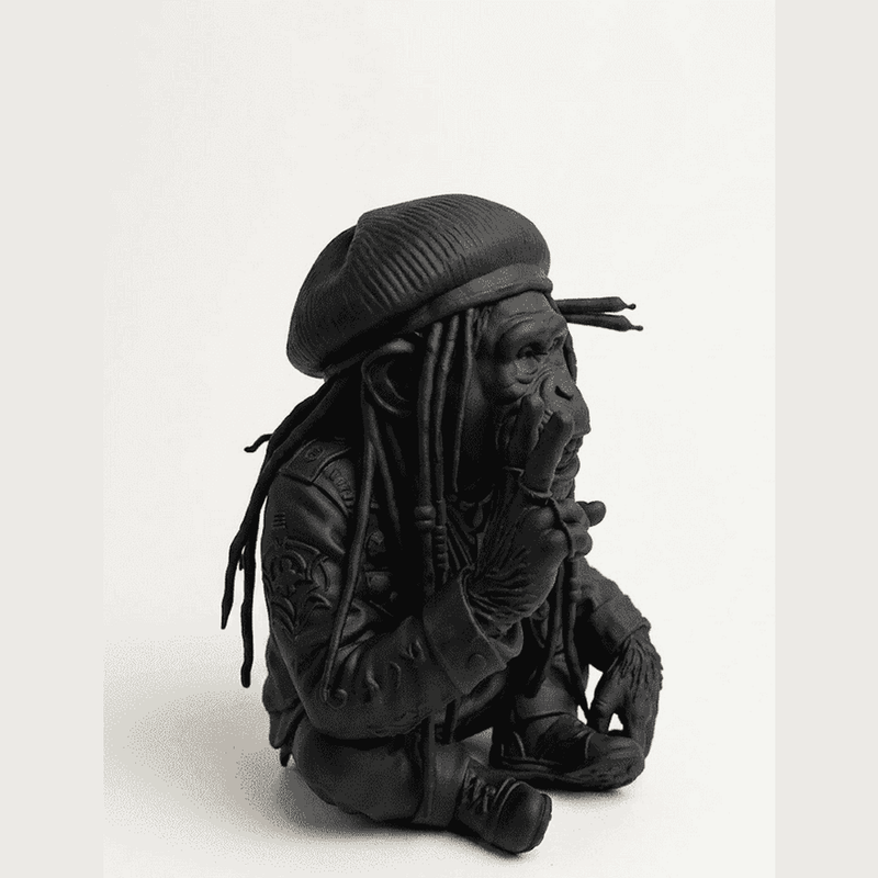 Reggae Spirit — Statuetta Vibrazione Positiva in Resina - Taraflo