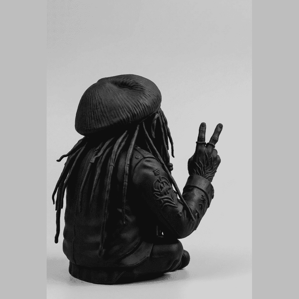 Reggae Spirit — Statuetta Vibrazione Positiva in Resina - Taraflo