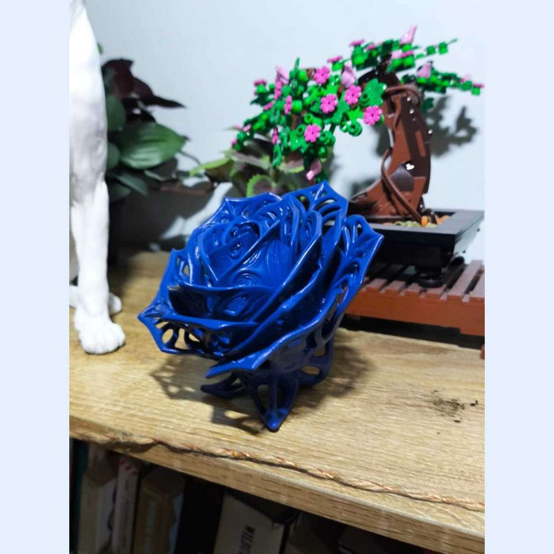 Rosa Eterna in Resina - Scultura Elegante per un Arredo Unico - Taraflo