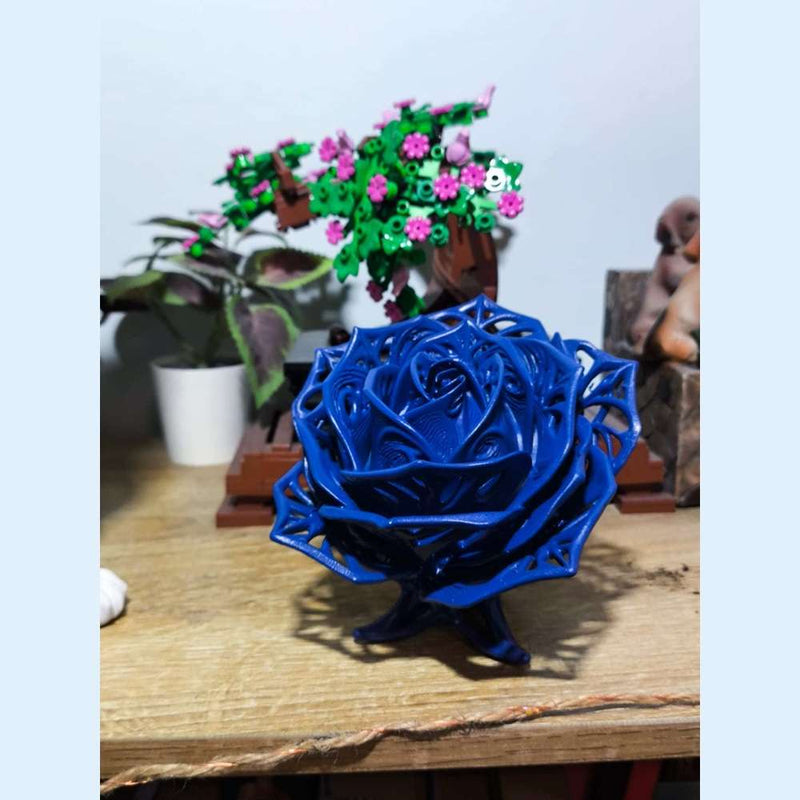 Rosa Eterna in Resina - Scultura Elegante per un Arredo Unico - Taraflo