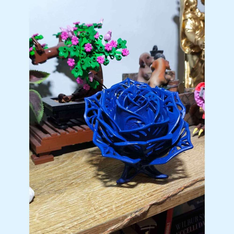 Rosa Eterna in Resina - Scultura Elegante per un Arredo Unico - Taraflo