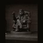 Scimmia «Il Padrino» — Statuetta da Collezione in Resina - Taraflo
