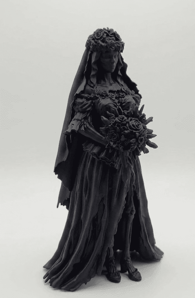 Sposa Cadavere Gotica — Statua Dark Fantasy in Resina - Taraflo