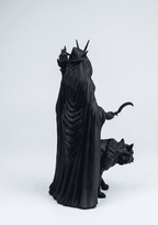 Ecate — Statuetta della Custode del Crocevia in Resina Nera Opaca - Taraflo
