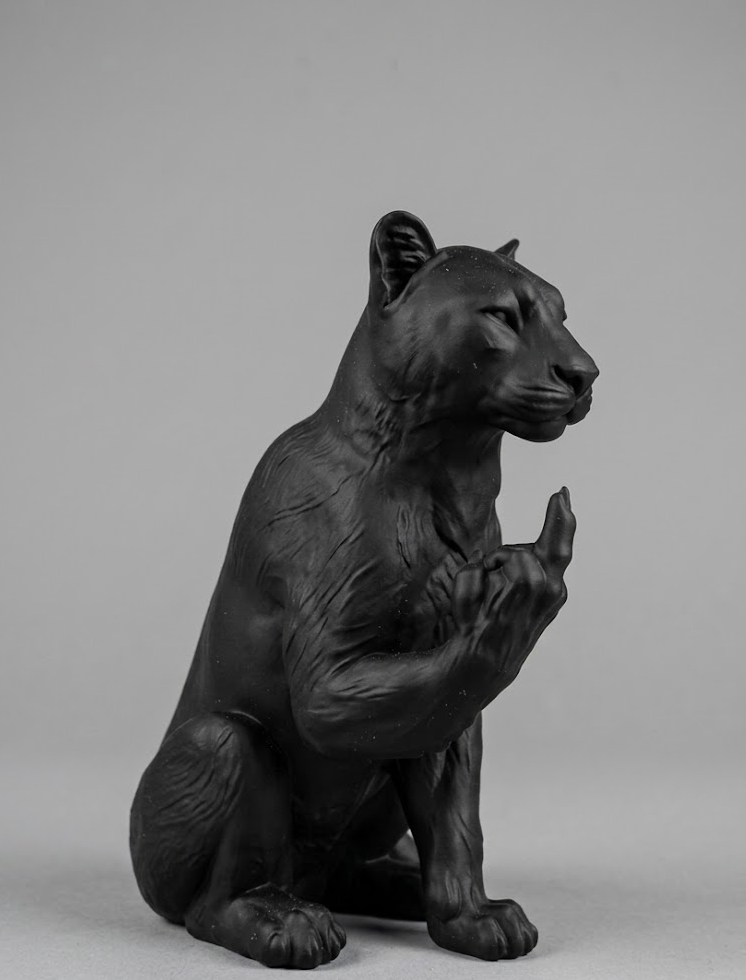 The Rebel Panther – Statuetta Puma Irriverente