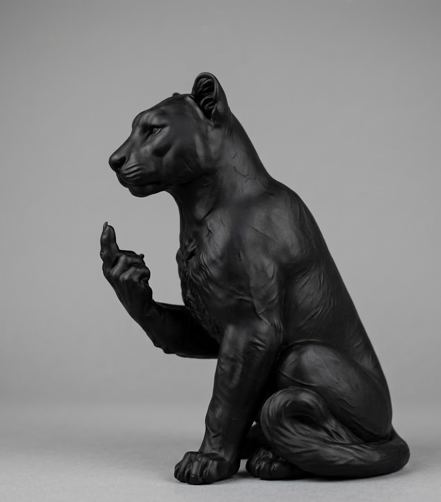 The Rebel Panther – Statuetta Puma Irriverente