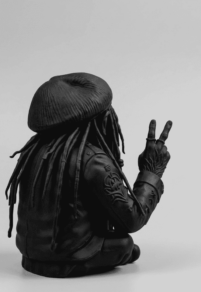 Reggae Spirit — Statuetta Vibrazione Positiva in Resina - Taraflo