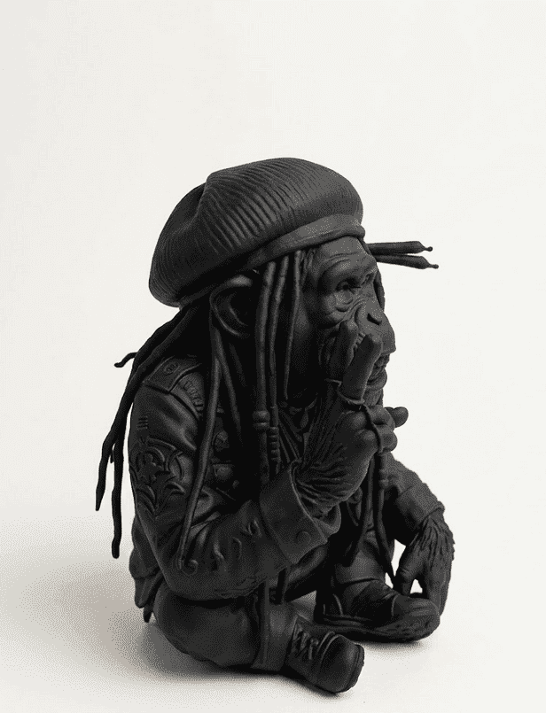 Reggae Spirit — Statuetta Vibrazione Positiva in Resina - Taraflo