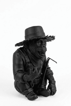 Scimmia "Il Contadino Ribelle" — Statuetta in Resina - Taraflo