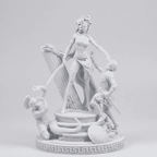 L'Ira di Medusa — Scultura Mitologica in Resina Effetto Gesso Opaco - Taraflo