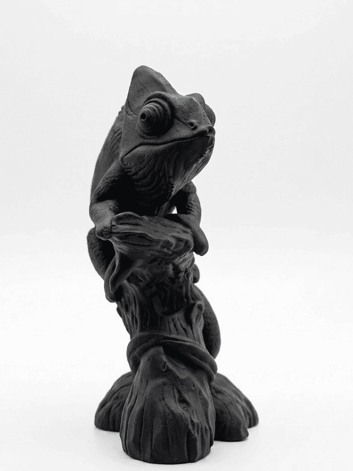 Camaleonte Zen — Statuetta Decorativa in Resina - Taraflo