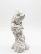 Camaleonte Zen — Statuetta Decorativa in Resina - Taraflo