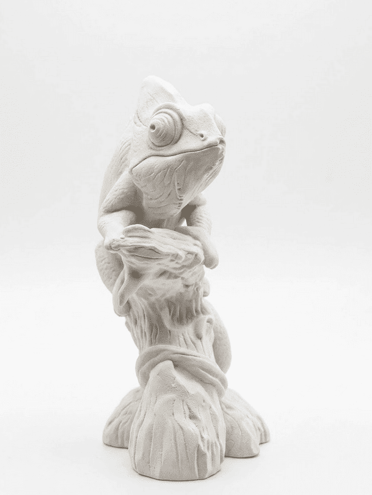 Camaleonte Zen — Statuetta Decorativa in Resina - Taraflo