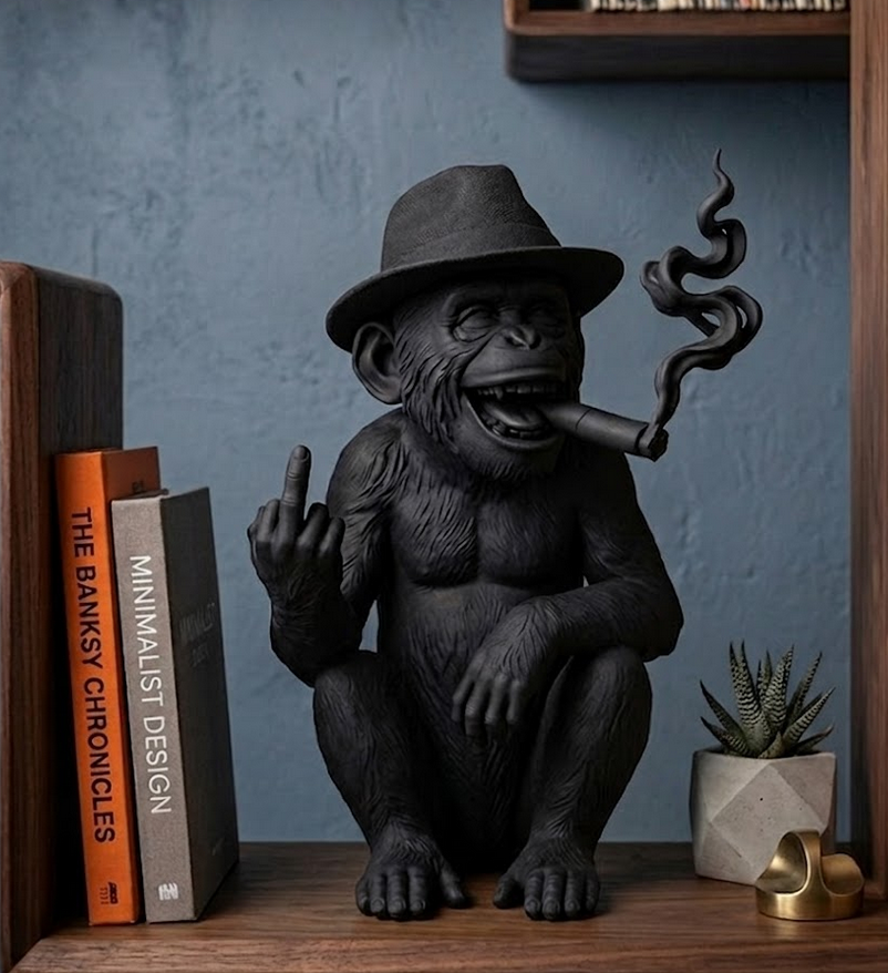 Scimmia - The Rebel Icon: Edizione Matte Black