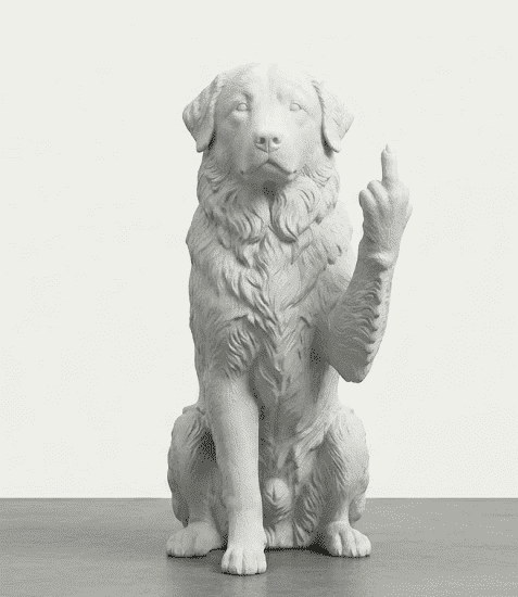 Maremmano-Abruzzese — Statuetta Cane "Educato… ma non troppo" - Taraflo