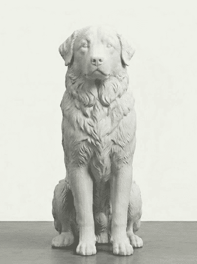 Guardiano Silente — Statuetta Cane da Guardia in Resina - Taraflo