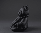 Gatto Zen — Statuetta Gatto in Meditazione in Resina Opaca - Taraflo