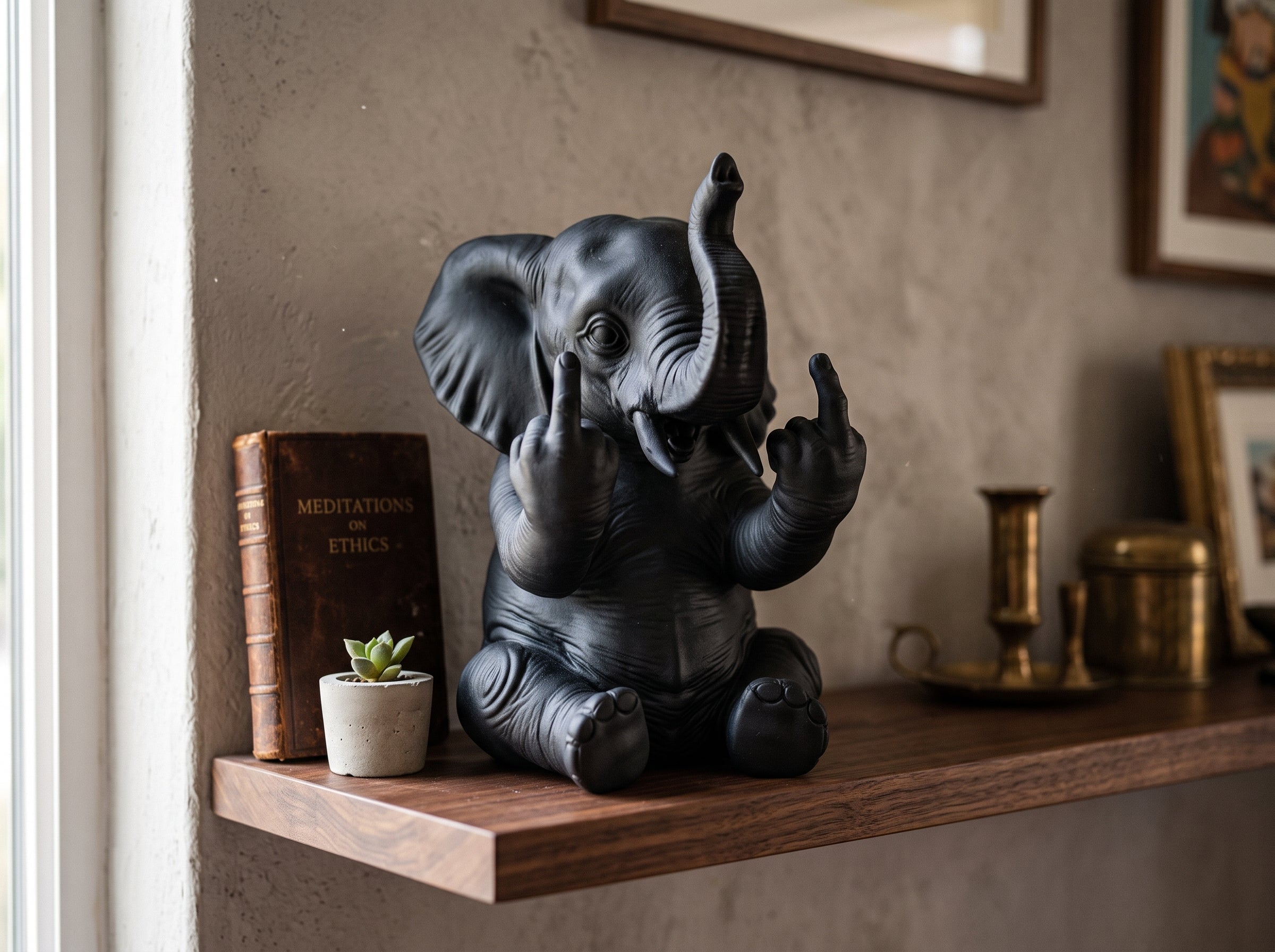 Elefante con personalità Taraflo
