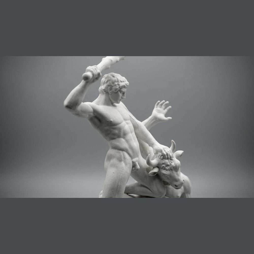 Scultura Teseo Minotauro: Un'Opera d'Arte che Ispira Coraggio e Raffinatezza - Taraflo