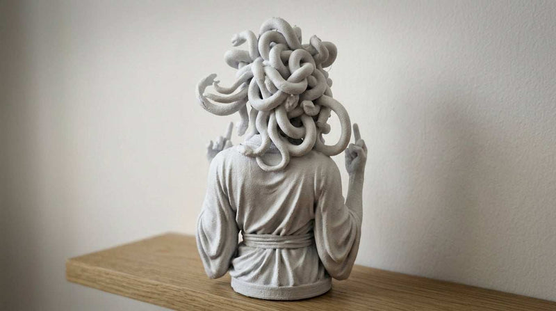 Medusa — Statuetta da Scrivania in Resina - Taraflo