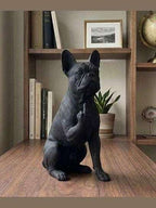 Bulldog Francese — Statuetta in Resina "Educato… ma non troppo" - Taraflo