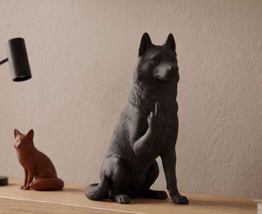 Siberian Husky — “Well-Mannered… But Not Too Much” Dog Figurine