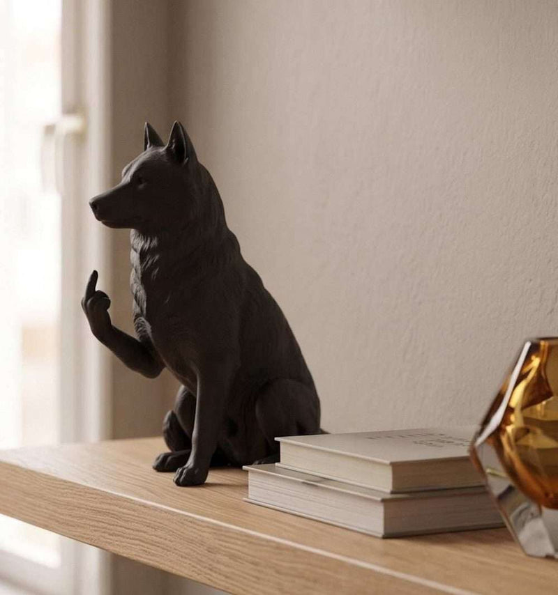 Siberian Husky — Hundefigur „Gut erzogen … aber nicht ganz“