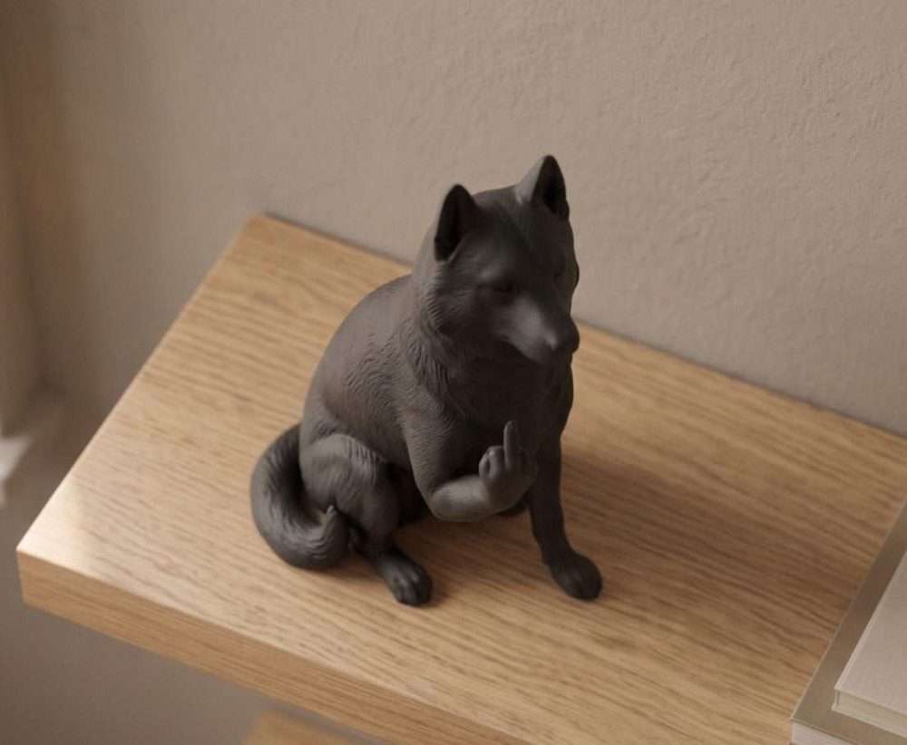 Siberian Husky — “Well-Mannered… But Not Too Much” Dog Figurine