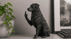 Pastor australiano — Estatuilla de perro "Bien educado... pero no demasiado"