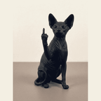 Sphynx "l'Illuminato" — Statuetta Gatto Zen in Resina - Taraflo