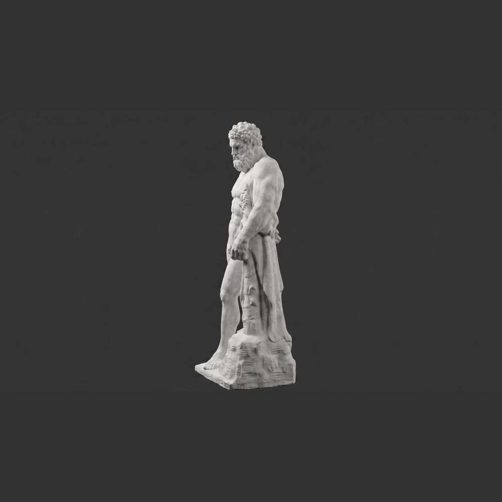 Statua Ercole Farnese Bianco – Scultura Classica da Arredo | Taraflo