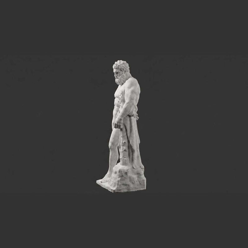 Statua Ercole Farnese Bianco – Scultura Classica da Arredo | Taraflo