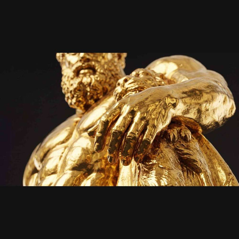 Statua Ercole Farnese Dorata: Arte Classica | Taraflo