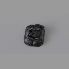 Matte Black Relaxing Frog Statue with Sunglasses – Funny Decorative Figurine and Modern Resin Design