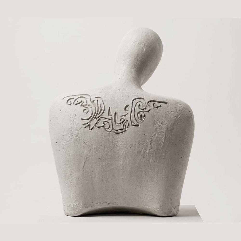 Trittico «Sempre Uniti» — Scultura di Coppia in Resina - Taraflo