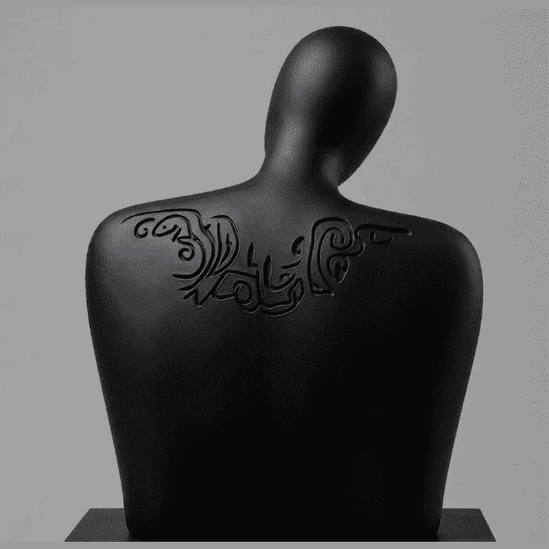 Trittico «Sempre Uniti» — Scultura di Coppia in Resina - Taraflo