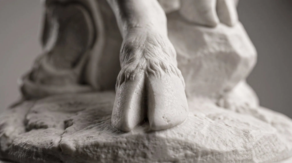 Statua Fauno a riposo in Resina ABS - Scultura Moderna in Stile Classico